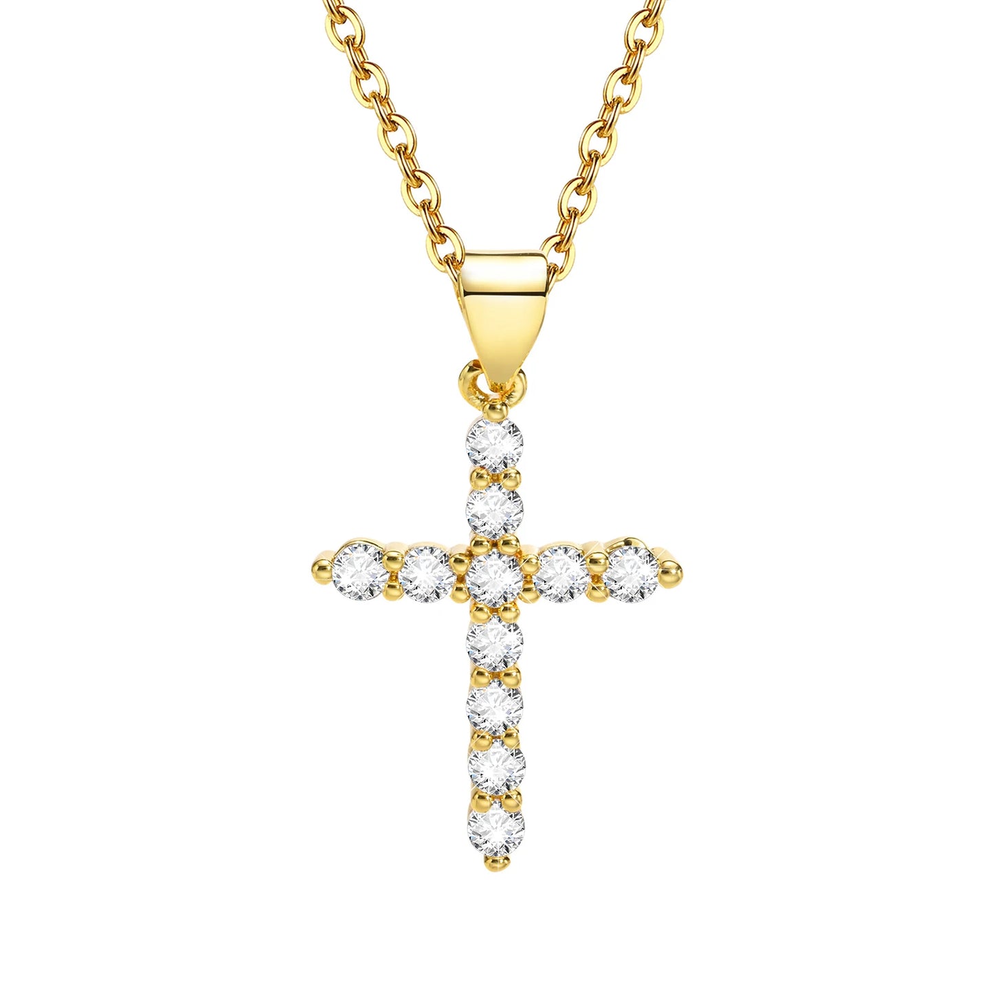 Femmique Cross Pendant Necklace