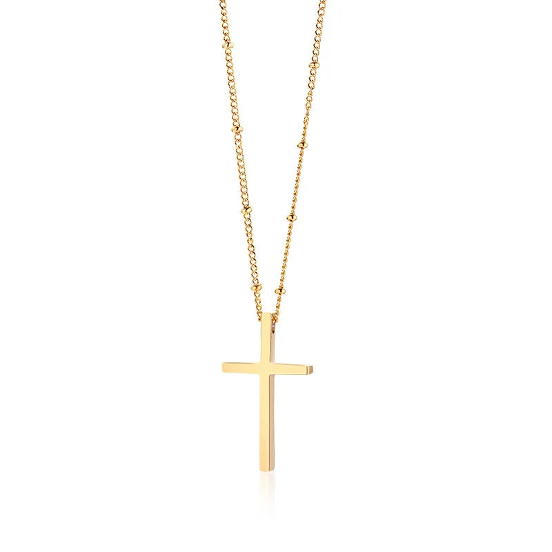 Femmique Cross Pendant Necklace