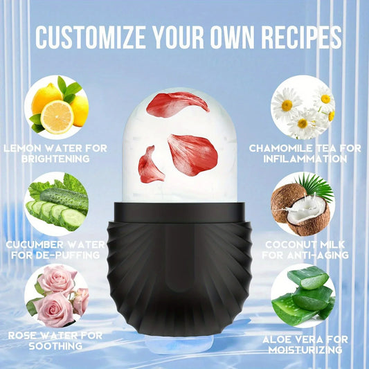 Femmique Ice Face Roller for face and eyes. Soothes, Depuffs and Refreshes the Skin.