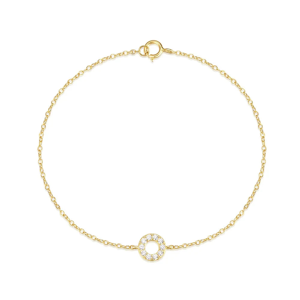 Femmique Grace & Shine Cross Bracelet - 18K Gold